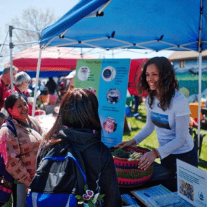 Early on Farmer's Markets were a great spot for educating and talking with the community about hunger and food waste.