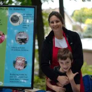 Martha and son help advocate and educate others at Feeding the HV(2016).