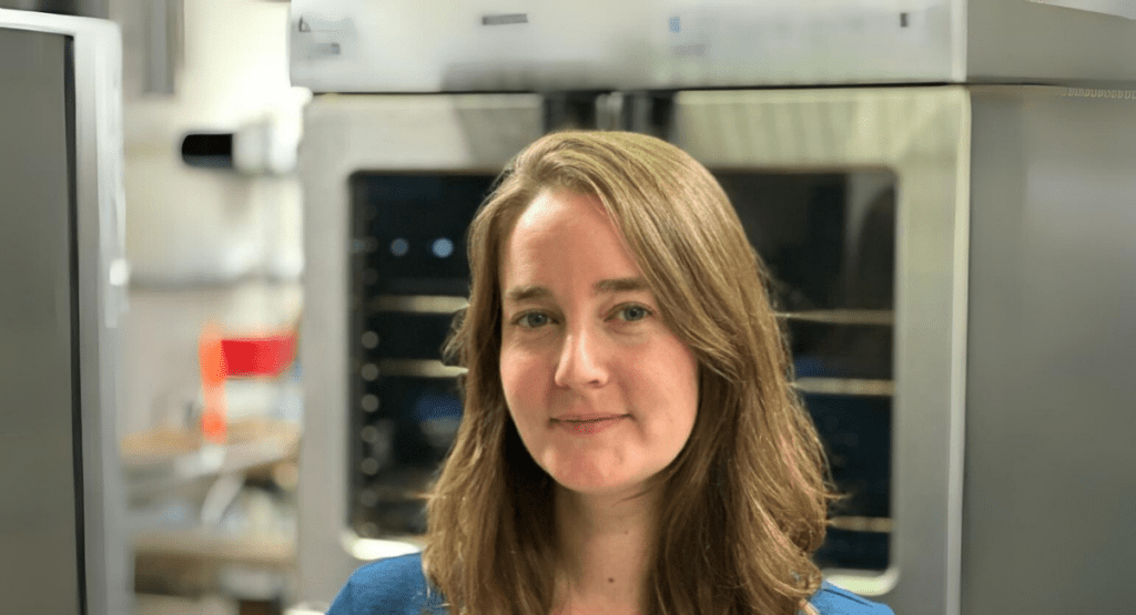 Woman smiling looking at camera