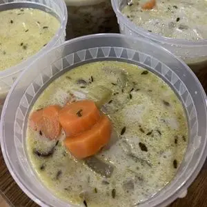 creamy celery and carrot soup